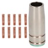 1 Shroud & 10 x 0.8mm Round Contact Tips MIG