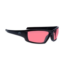 Walker's IKON Vector Full Frame Shooting Glasses | Impact-Resistant Non-Slip Frame Hunting Shooting Eyesight Protection Glasses, Microfiber Lens Cloth & Carry Case Included, Rose