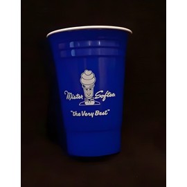 Unbranded Mister Softee logo dark blue cup