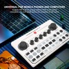 Professional Audio Mixer, Podcast Equipment Bundle, USB External Sound Card