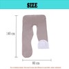 Generisch U-shaped pregnancy pillowcase, side sleeper pillow cover, U-shaped pillowcase,
