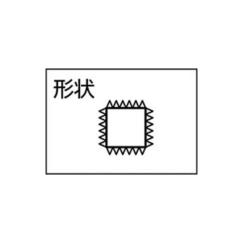 TRUSCO TKA010-01 File Set of 10 Corners Rough Edge Total