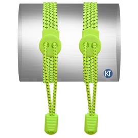 KeepTied Elastic laces (no tying), reflective, yellow, Einheitsgröße