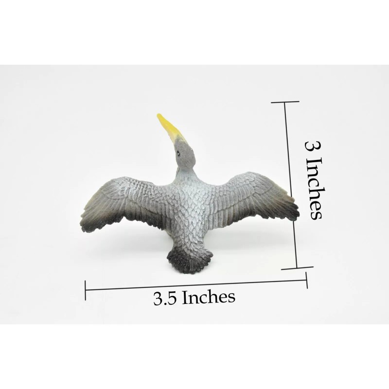 CWG Pelican Toy, Realistic Brown Museum Quality Rubber Replica, Hand