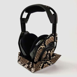 MightySkins Carbon Fiber Skin For ASTRO Gaming A50 Wireless Headphones + Base Station - Rattler | Protective, Durable Textured Carbon Fiber Finish | Easy To Apply | Made in the USA