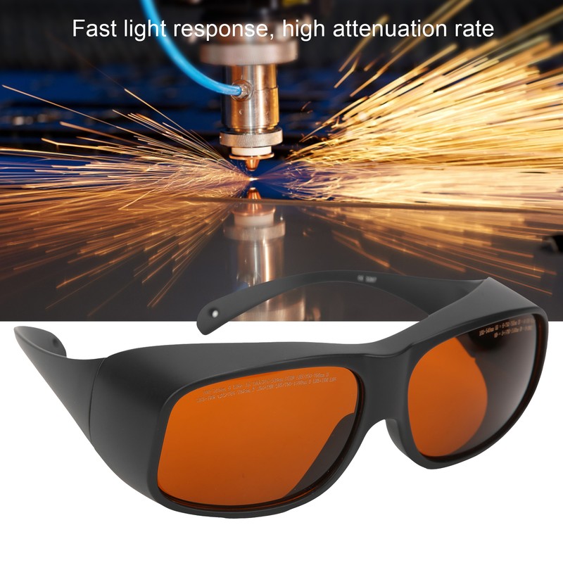 Safety Laser Glasses 532nm 1064nm Wavelength Protective Goggles Wearproof for