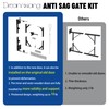 Gate Corner Brace Bracket Anti Sag Gate Frame Kit with
