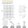 AWTATOS Cube Storage Organizer, Closet Organizers and Storage, 12 Cube