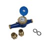 PRM 1/2" NPT Multi-Jet Water Meter, Brass Body - NOT