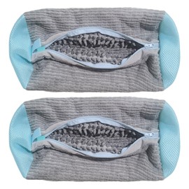 CVDYWDJIE Pack of 2 Shoe Wash Bags, Shoe Washing and Protective Bags, Anti-Deform Shoe Wash Bags, Washing Machine Accessories, Reusable Shoe Wash Bags