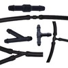 UpAmcarker 24Pcs Windshield Washer Hose Connector Kit 3-way(T-type) 3-way(Y-type)2-way (I-type)