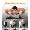 Push Up Board Portable Home Gym W/ Resistance Bands Ab