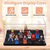 LOYORTY 3PCS Acrylic Display Cases for Minifigure, Minifigure Display Case,