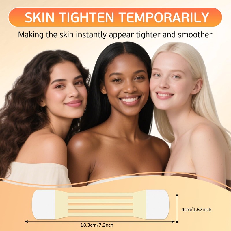 Invisible Elastic Neck Lift Tape for Double Chin & Neck