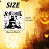 Lekabee 16 Pcs Halloween Stencils 8x8inch