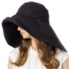 Loo&c Wide Brim Grande UV Hat, 100% Light Protection, Long