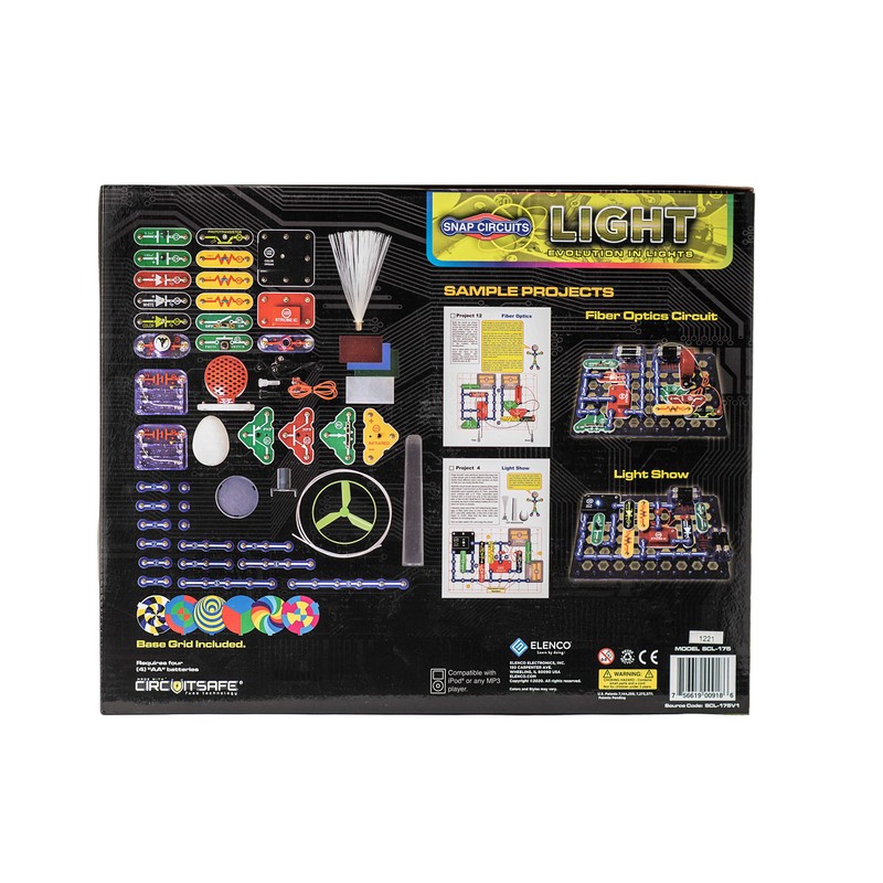Snap Circuits LIGHT Electronics Exploration Kit | Over 175 Exciting