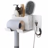 KAIXUANMAN Dryer Holder, Magnet, Wall Mounted Dryer Stand, Dryer Stand,