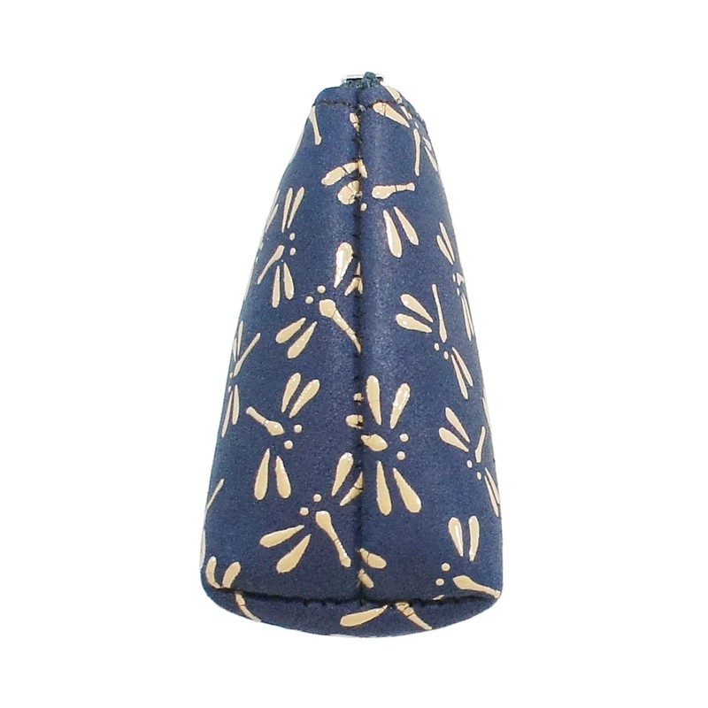 Indenya 4707-14-008 Key Case D Deer Leather Navy Blue Base