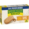 Nature Valley Biscuit Sandwiches, Peanut Butter, Snack Bars, 10 Bars,