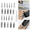 22PCs Screw Extractor Left Hand Thread Tool Set Durable Hardware