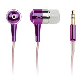 Merkury Innovations metálico Auricular, Púrpura