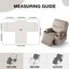 VANSOFY Recliner Chair Covers 100% Waterproof Seat Cover with Arm