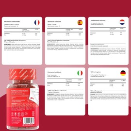 Iron Vitamin C Gummies for Children - Iron High Dose - Energy & Immune System Strengths - Vegan & Gluten Free Alternative to Iron Tablets - 30 Iron Gummies - Vitamins for Children - Novomins