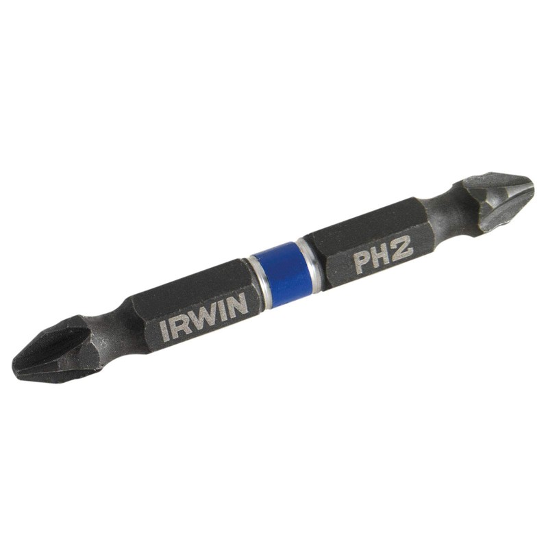 Impact Double-Ended Screwdriver Bits Phillips PH2 60mm (Pack 2)