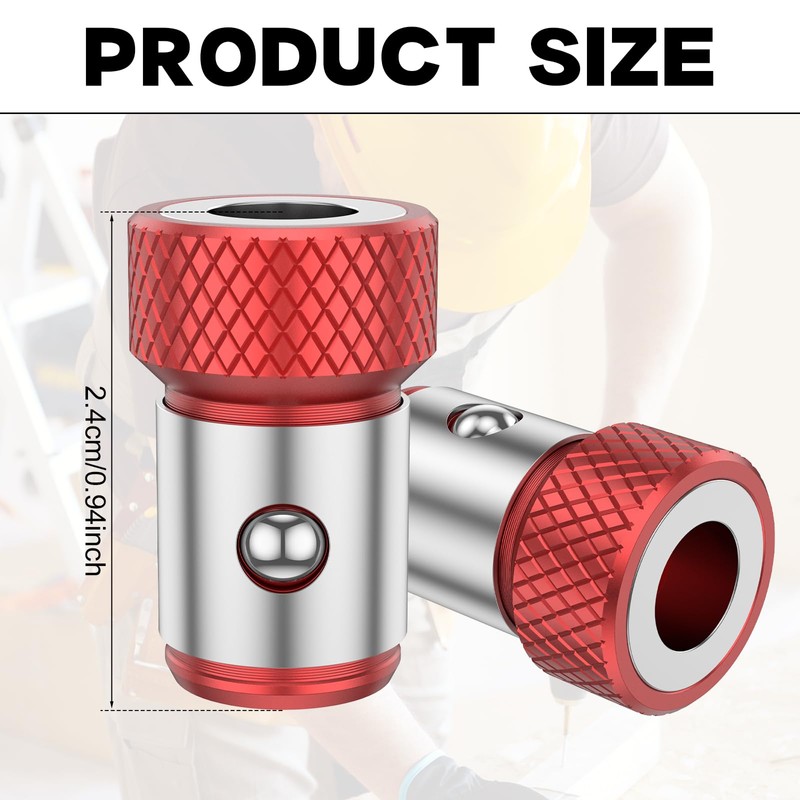 CCJZBCAU Magnetic Screwdriver Ring Instant Magnetizer Stainless Steel Anti-Slip Strong