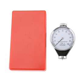 Moofey 0-100 HA Hardness Tester, Shore Type A Durometer, Rubber Tire Durometer Hardness Tester Meter for Rubber, Plastic, Tire, Leather, Wax (A Type)