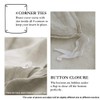 Simple&Opulence 100% Linen Duvet Cover Set with Embroidery Washed -