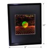 3D Earth with Grid Hologram Picture (Framed), Collectible Embossed Type
