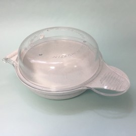 Nordic Ware 4-3/4 in. W x 6-21/32 in. L Clear Microwave Egg N' Muffin Breakfast Pan