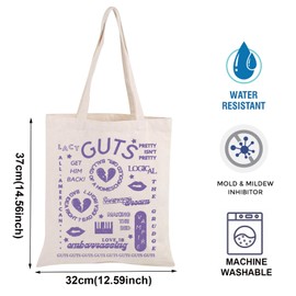 Singer Inspired Tote Bag Singer Gift Singer Merch Singer Rodrigo Merchdasine Singer Olivi Fans Gift Music Lover Tote Bag (G Album Tote CA)