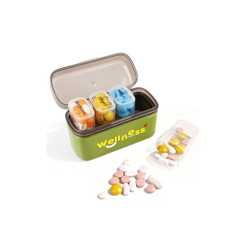 YL TRD Weekly Pill Organizer 1 Time a Day (4cubicle)