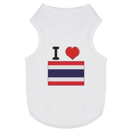 'I Love Thailand' Pet Dog/Cat T-Shirt (PT00094872)