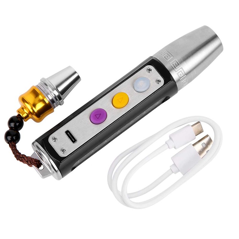 Fdit Handheld 3 LEDs Torch Expert Jades Identification Lights Gemstone