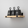 LuckIn 12 Inch Wall Shelf Brackets (Fit 11.25" Board) 6-Pack,