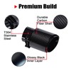 Carbon Fiber Exhaust Tip 2.5" Inlet to 4"Outlet, Universal Tailpipe