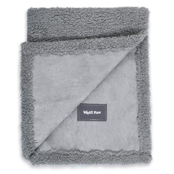 West Paw Big Sky Dog Blanket and Throw, Faux Suede/Silky