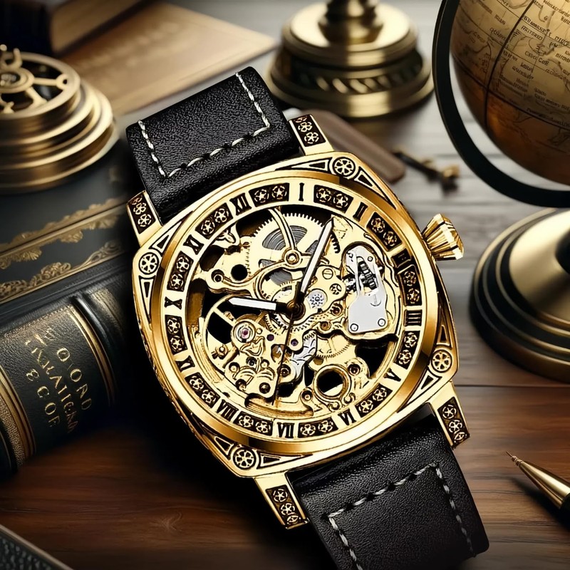 DAXIAOYU Personality Fashion Mechanical Watch Men's Fully Automatic Mechanical Watch
