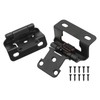 Anxingo 8Pcs 1/2" Overlay Semi Partial Wrap Cabinet Hinges, Steel