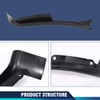 PIT66 Pair Fender Extensions Trim Front Driver & Passenger Side