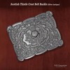 Kilt Emporium Piper Scottish Thistle Badge Kilt Belt Buckle for