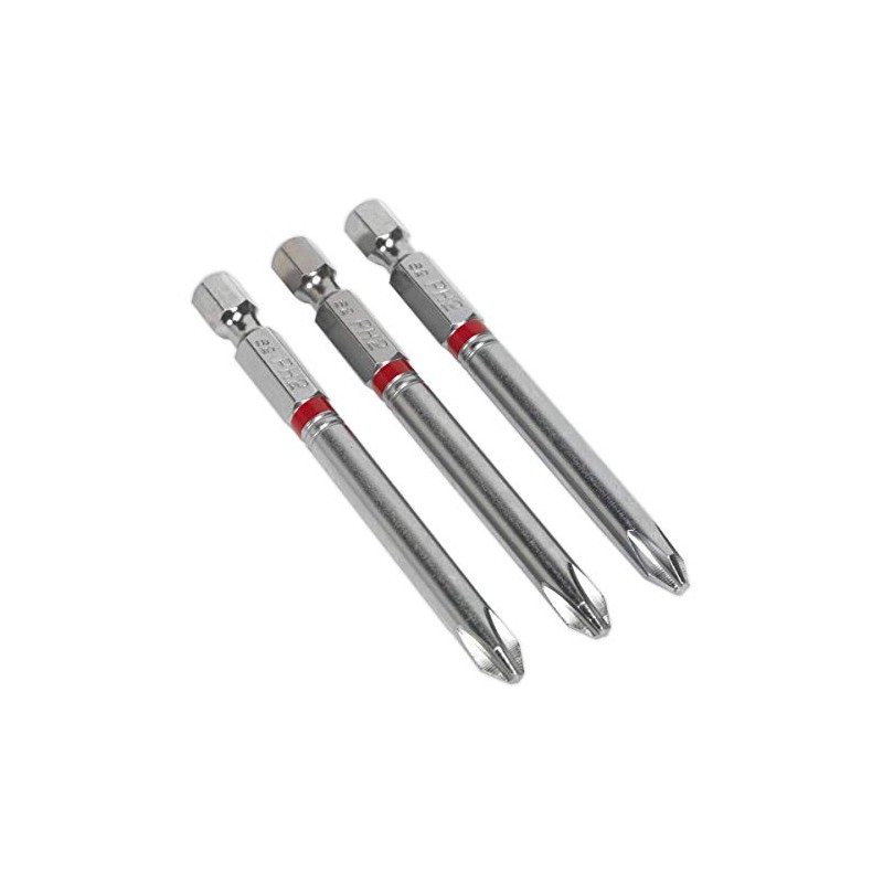 Sealey Ak210511 Power Tool Bits Phillips #2 Colour Coded S2