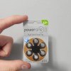 Power-One High Level Hearing Aid Batteries 6 Pack p312 Zinc-Air PR41/p312 1.4V