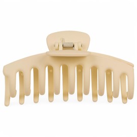 MIJOMA 4 Piece Hair Claw Clamp Set - Non-Slip Matte Plastic Hair Clip - Approx 10cm - Strong & Stylish for All Hair Types (Soft Elegance)