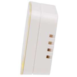 Empex TD-8334 Digital Thermometer/Hygrometer, Shukle Irmi Tabletop, 1.3 x 2.0 inches (3.3 x 5.2 cm), Backlight, Yellow