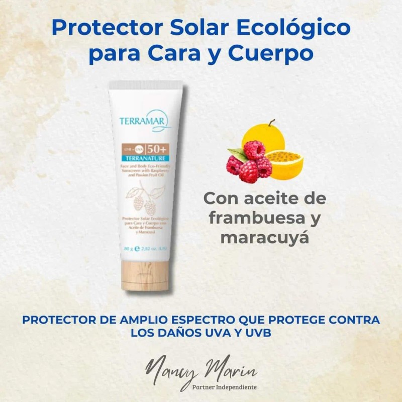 Terranature Protector Solar Ecológico Cara Cuerpo Terramar